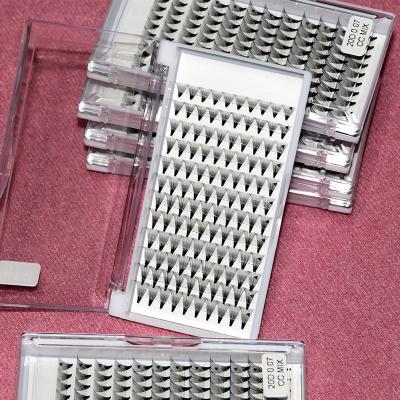 China Individual lashes wholesale eyelashes private label pre-made fans eyelash extension mink individual eyelash extension for sale