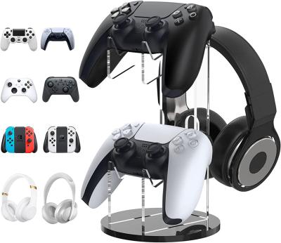 China Universal Acrylic Controller And Headphone Stand Holder For Xbox/PS4/PS5/Switch Pro Controller Accessories for sale