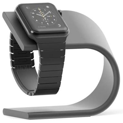 China Smart Watch PORTABLE Simple Style Desktop Aluminum Stand Design Charging Stand For Apple Watch 1/2/3/4/5/6/7/8/se for sale