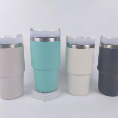 China Sustainable Custom New Trend 20oz 20oz Powder Coated Tumbler Double Wall Insulated Stainless Steel Cup Coffee Mug for sale