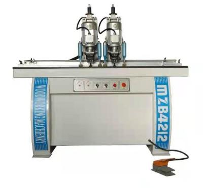 China Factory safe and stable pure copper motor dual head woodworking drilling machine for sale