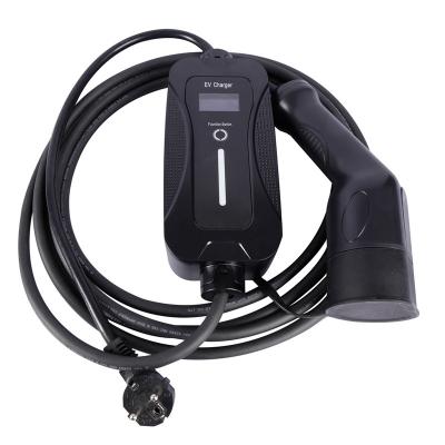 China Simplicity CE 6A to 16A ev charger adjustable type - 2 good price 32a portable car charger 3kw ev charger for sale