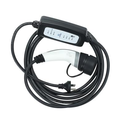 China Simplicity 220-240V Upgraded SAE J1772 EV Adjustable Portable EV Charger 3phase 11kw Fast Charger for sale