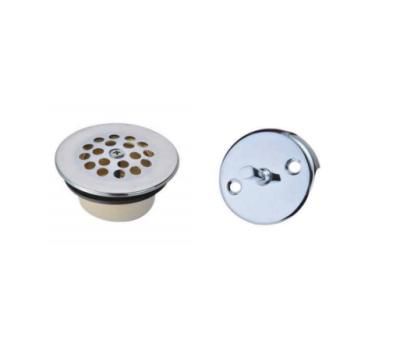 China Modern Bathtub Waste Drain Adjuster Kits Travel Lever Overflow Dish with Matching Screws for Faceplate for sale