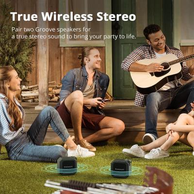 China Video Outdoor Party Waterproof Wireless Computer Mini Tronsmart Speaker Portable Tronsmart Groove Gaming for sale