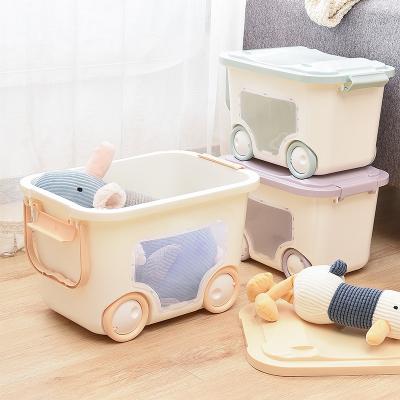 China Eco-friendly Durable Childish Colorful Kids Toy Storage Boxes Kids Bedroom Storage Box Furniture for sale