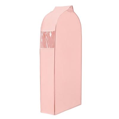 China Custom Non Woven Hanging Garment Bag Coat Storage Bag New Three-Dimensional Dust Cover for sale