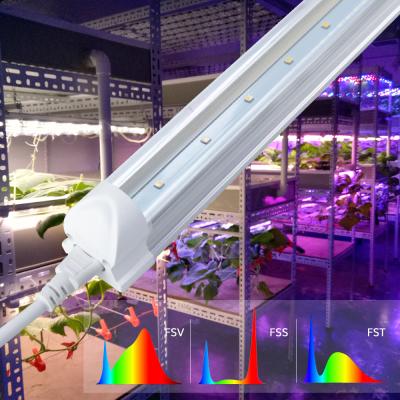 China Seed Starting Vanq IP65 20w Daisy Chain Led Grow Tube T8 Waterproof Light Bar Led Grow Light Tube for sale