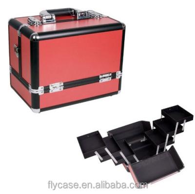 China See Photos 2017 New Professional Beautiful Aluminum Makeup Case For Cosmetic Aluminum Case With Compartments for sale