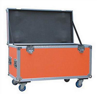 China Decorations aluminum big case,LED\LCD carry cases,stage box for heavy transport .big fligt cases with wheels for sale