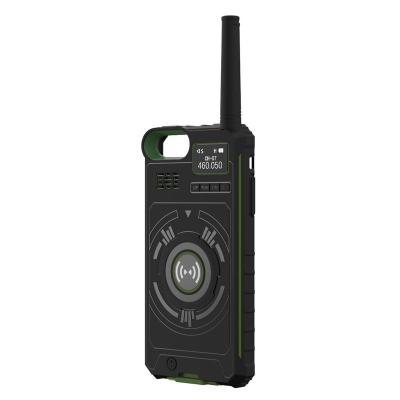 China New Design 5W Walkie Talkie Phone Case Two Way Radio Wireless Multifunction Handheld Phone Case With Power Bank CD-01 for sale