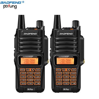 China Baofeng most powerful high quality portable dual display baofeng radio uv-9r plus two way radio 10w dual band walkie talkie for sale