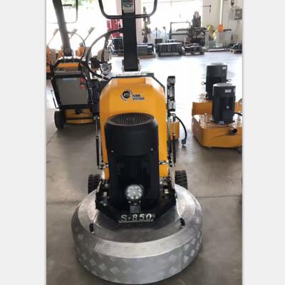 China Hotels S850 Hand Push Four Disc Planetary Concrete Stone Floor Grinder Polisher for sale