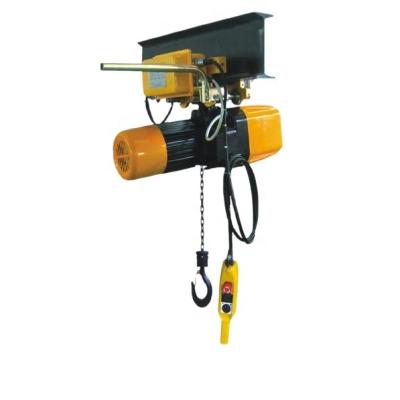 China Lifting Electric Goods Chain Hoist F Type With Electric Trolley for sale