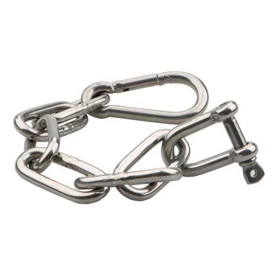 China Din5686 Hoisting Chain Hoist Knotted Alloy Chain for sale