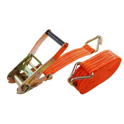 China Polyester Cargo Ratchet Strap Ratchet Hook Strap Tie Down Strap Ratchet Strap for sale