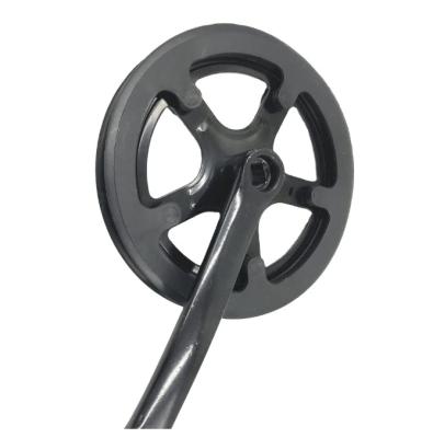 China Black Bicycle Chainwheel Crank With Double Plastic Cover 36T 152mm 165MM for sale