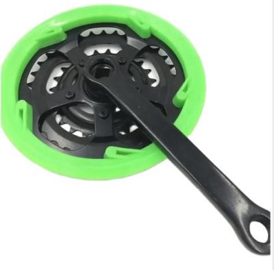 China Green  Mountain Bicycle Chainwheel Crank 3 Speed Crank Set  24 34 42 T 165MM for sale