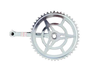 China High Strength Road Bike Crankset Single Speed 48T Custom Made for sale