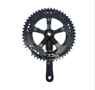 China Aluminum Alloy Forged Mountain Mtb Bike Crankset Sprocket  42/52 * 170MM for sale