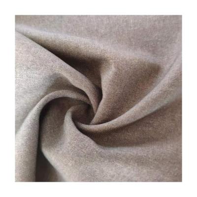 China Fashion thick delicious 180D 2/2 woven polyester blend interlock anti-static fabric and 100% twill fabric for women wear for sale