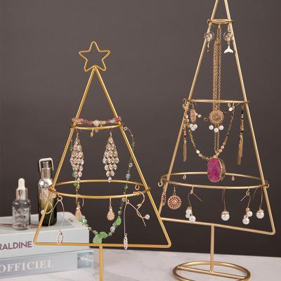 China Home Decoration& jewelry bracelet display home Decoration& Jewelry Bracelet Decor Metal Christmas Tree Shape Lantern Christmas Decoration Jewelry Display Customized Home Display for sale