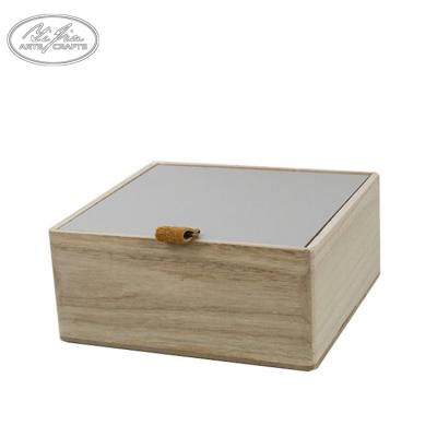 China Wholesale handmade storage small handmade paulownia wooden box for sale