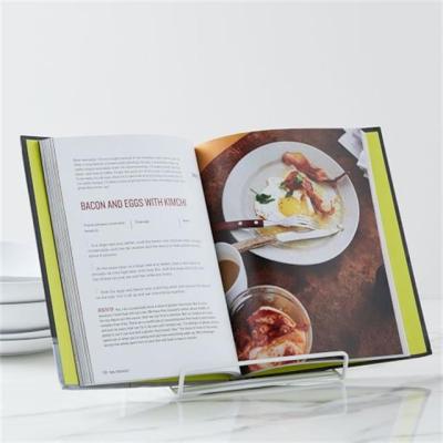 China paper & Custom Cardboard Cookbook Recipes Binding High Quality Menu Printing Fashionable Design for sale