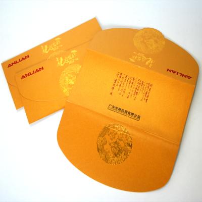 China Wholesale Blank Business Envelope Greeting Cards And Paper Gold Fancy Envelope for sale