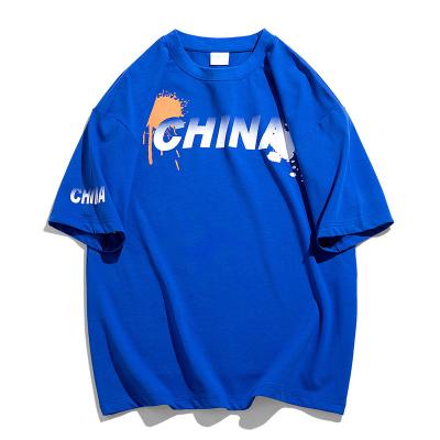 China New Hip Hop QUICK DRY 3D Tailored Blast Style Custom Graphic QUICK DRY T-shirt Casual Loose Men's T-shirt Printing T-shirt for sale