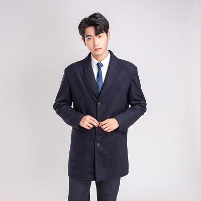 China Plus size available in three colors, great fall and winter men's wool coat with high end metal buttons for sale