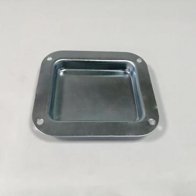 China Road crate; Support case; Galvanized Small Flat Cosmetic Case Caster And Wheel Plate For Flight Rack Case for sale