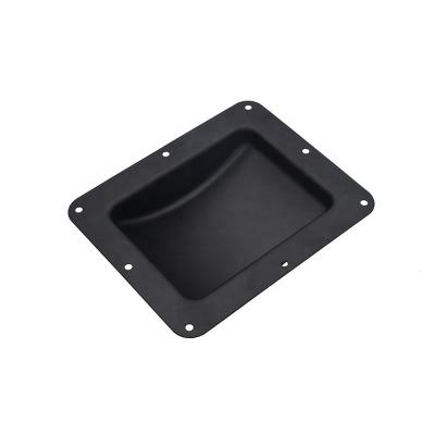 China Road crate; Support case; cosmetic case 153*110mm flycase wheel plate small size caster cup for sale