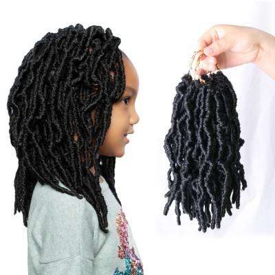 China Premium Synthetic Mambo Faux Hair Fiber Curly Spring Twist For Toddlers Synthetic Locs Crochet Braiding Super Cute Hairstyle For Kids Hair Extension for sale