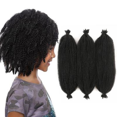 China Premium Synthetic Fiber Hair Kids 10 Inch 12 Inch Water Goddess Crochet Faux Locs Short Deep Wavy Afro Synthetic Kids Braiding Hair Extensions for sale