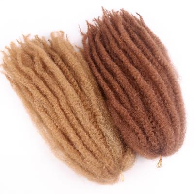 China Premium Synthetic Afro Fiber Marley Hair South Africa Curly Braiding Bulk Price In Ghana Cuban Twist Braid Private Label Jamaican Marley Locs Hair for sale