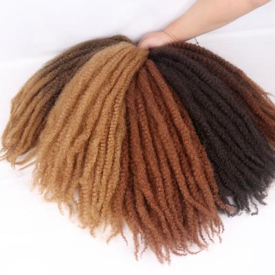 China Soft Straight Two Tone Wholesale Colors Premium Fiber Synthetic Hair RTS Cuban Twist Crochet Marley Price Afro Curly Bulk Braids for sale