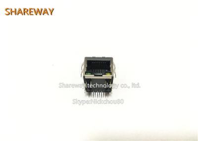 China Low Profile Rj45 Modular Jack 10/100/1000Base-T Single Port  L829-1J1t-43 for sale