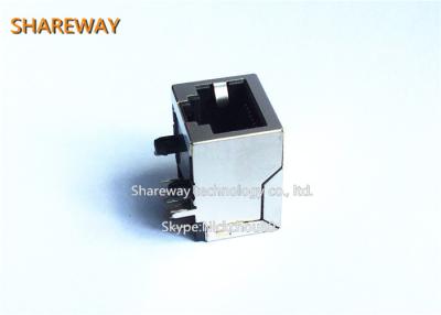 China BASE-TX Single Port Magnetic RJ45 Jack 10P8C Connector Module JXR1-0005NL for sale