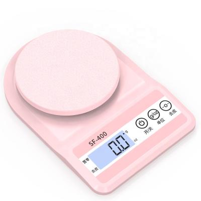 China Weigh Pink Color 2KG/5KG/10KG Kitchen Accuracy Scale Gram Accuracy Measuring Scale Food Electronic Jewelry Precise Cooking Accessories for sale