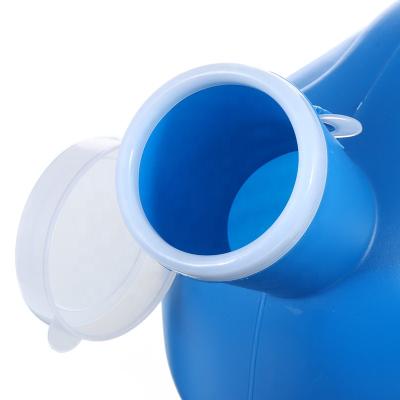 China Modern Blue Portable 1000ml Pee Bottle Plastic Mobile Urinal Toilet Aid Bottle Man Toilet Supply For Outdoor Camping Hospital Care for sale