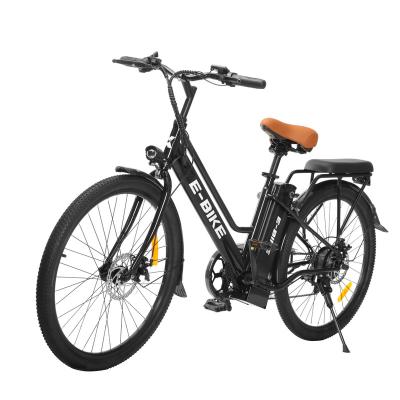 China Aluminum alloy china warehouse 26 inch 36V city electric bicycle 250W E BIKE electric bike for adult bicicleta electrica for sale