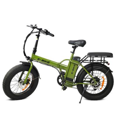 China Fat Tire 500W 36V 10AH Alloy 20Inch Fat Tire 500W 36V 10AH Mountain Bike Shimano 7 Speed ​​Folding E Bike Mountain Bike Aluminum City Ebike for sale