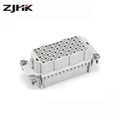 China ZJHK 72 PIn Multi Pole Crimp Terminal Automotive Connector , Replace Weidmuller Type Heavy Duty Plug for sale