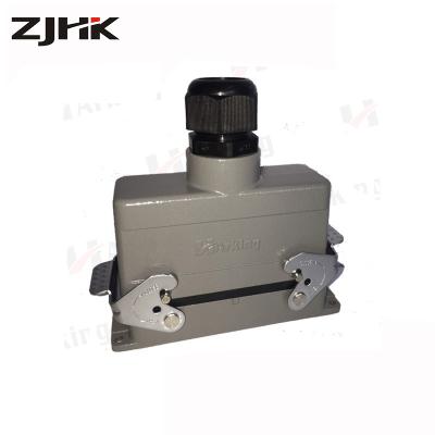 China HDC-HE-024-TE-BK ZJHK 24 Pin HDC Automotive Heavy Duty Connectors, Screws And Crimp Terminal Connector for sale