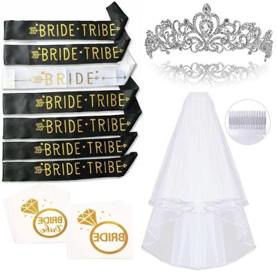 China 100% Eco-friendly Bachelorette Bridal Shower Parties Supplies Favors Decorations Set for sale