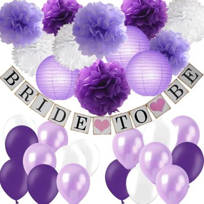 China 100% Eco-Friendly Brides To Be Banner Bridal Shower Gifts Bachelor Party Decorations Supplies for sale