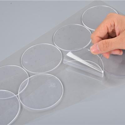 China 2. Waterproof Clear Removable Circle Nano Double Sided Adhesive Tape for sale