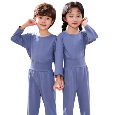 China Boys and Girls Cotton Long Underwear Kids Home Wear Thermal Suit Long Sleeve Children's Pajamas Girls Homewear Set QUICK DRY for sale