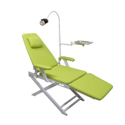 China Dental Regional Space Saving Pick And Go Simple Treatment Economic Design Foldable Mobile Dental Chair for sale